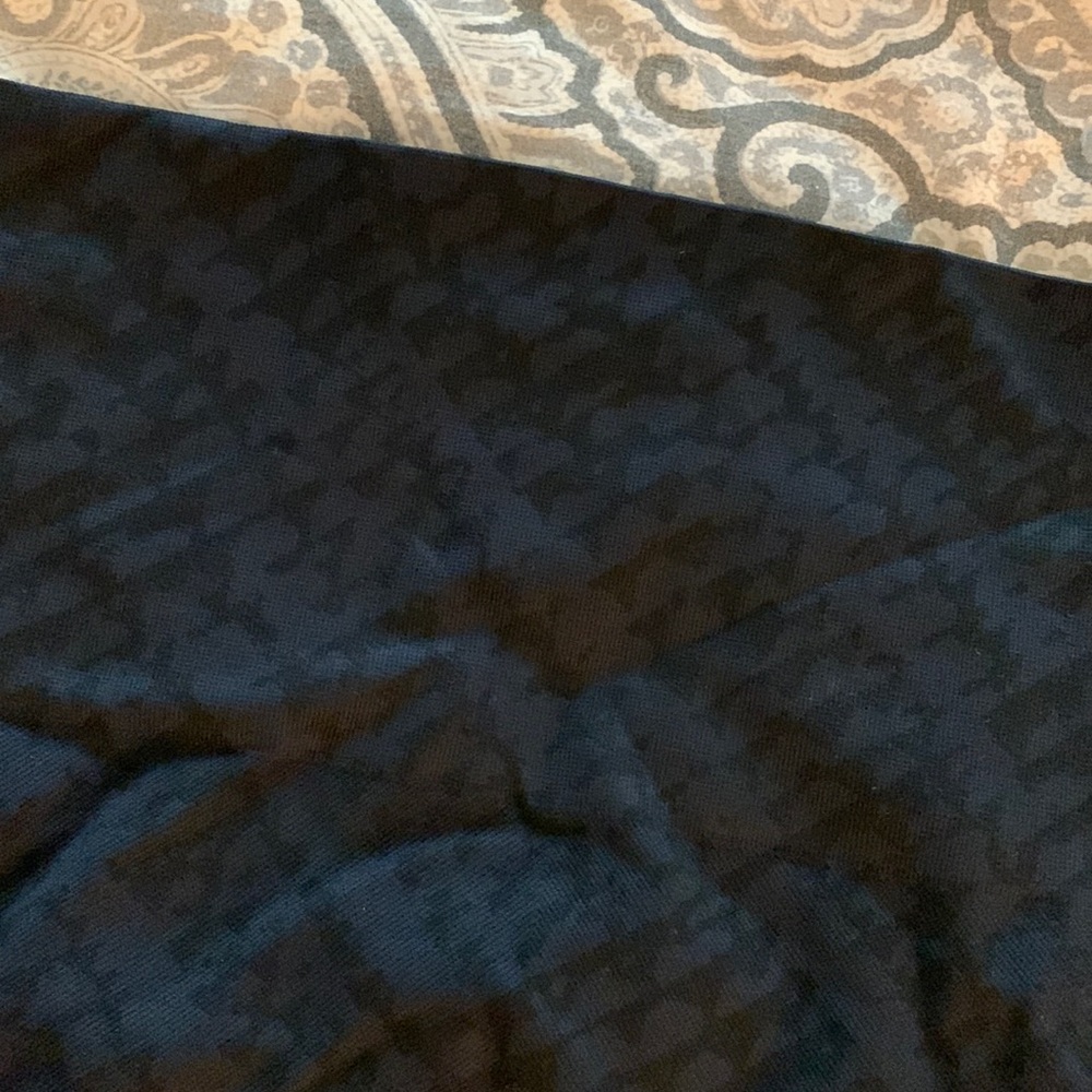 SPANX Black Patterned Leggings